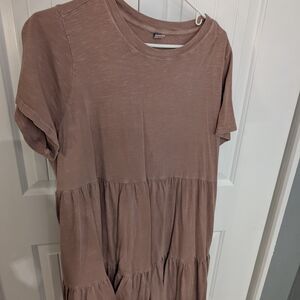 Old Navy Beige Midi Dress